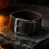 Wide Leather Cuff