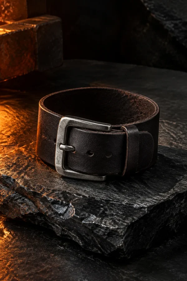 Wide Leather Cuff