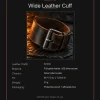 Wide Leather Cuff