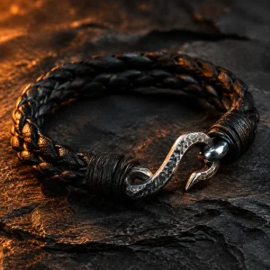 Braided Leather Cuff